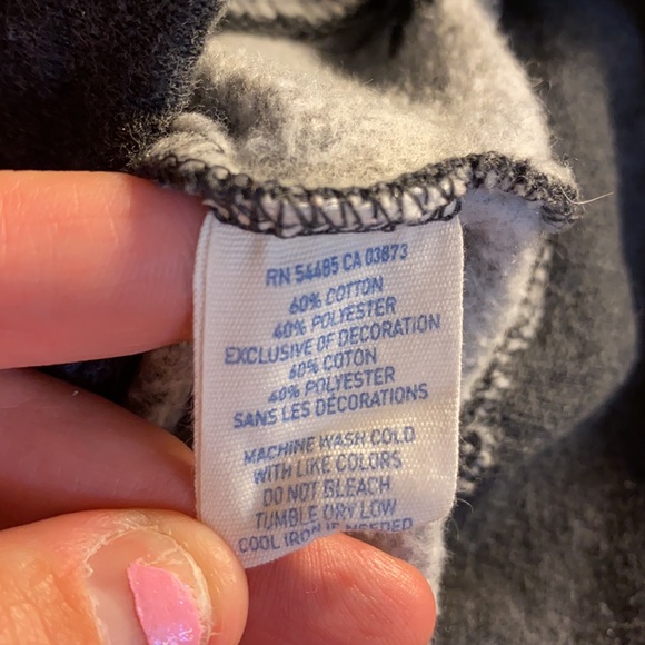 Aerie Gray Hooded Zip Up Sweatshirt - Picture 8 of 8